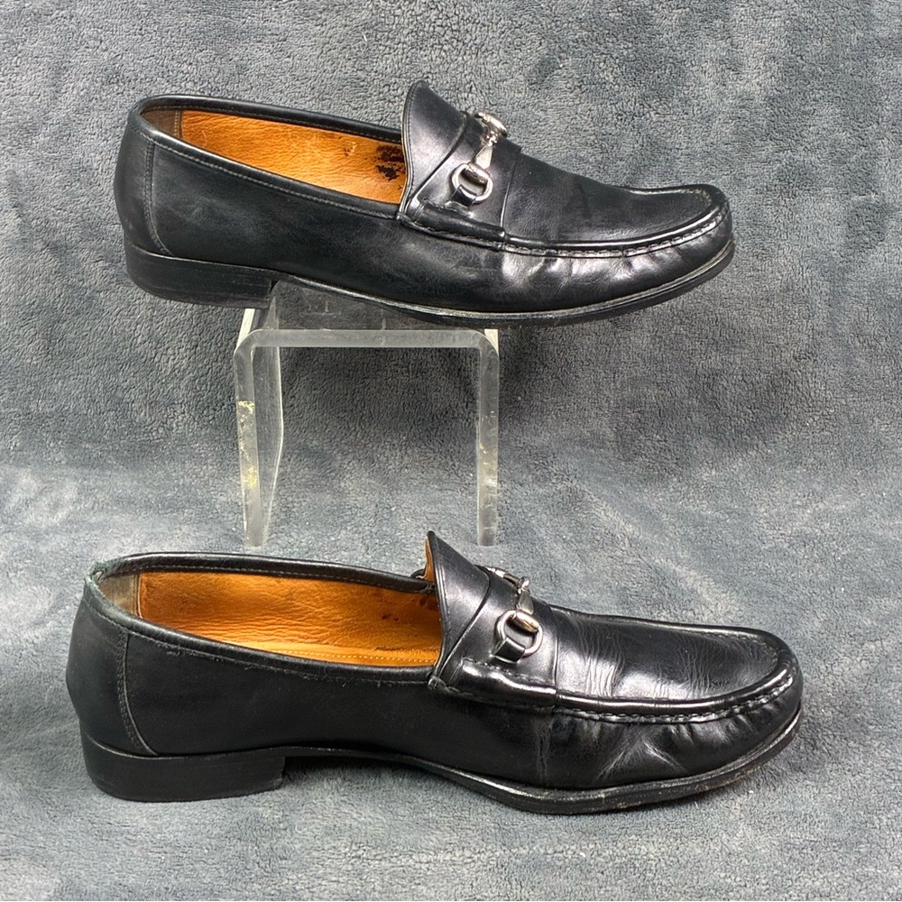 Verona Men's Dark Leather Slip-On Loafers